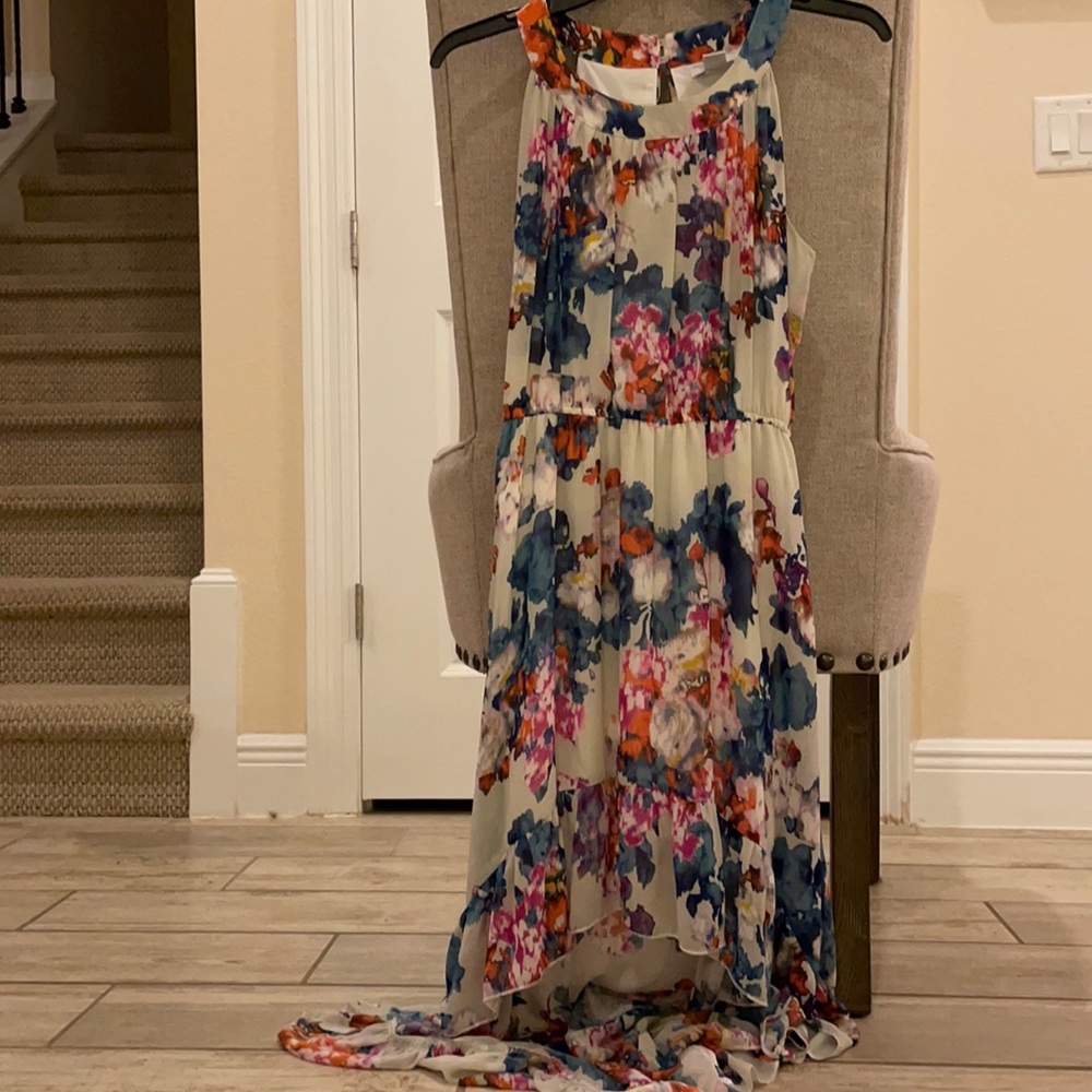 BAR III high low maxi dress